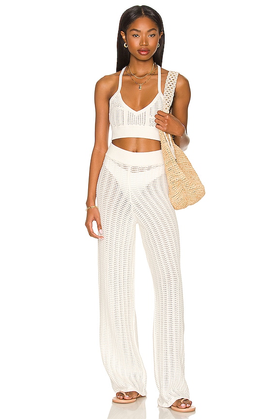 Tularosa Maeve Knit Pant in Ivory | REVOLVE