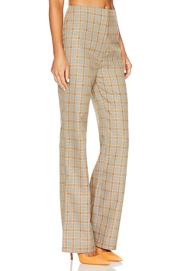 view 2 of 5 PANTALÓN RACHEL in Floral Plaid