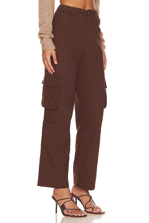 view 2 of 4 PANTALON MILA in Coffee Brown