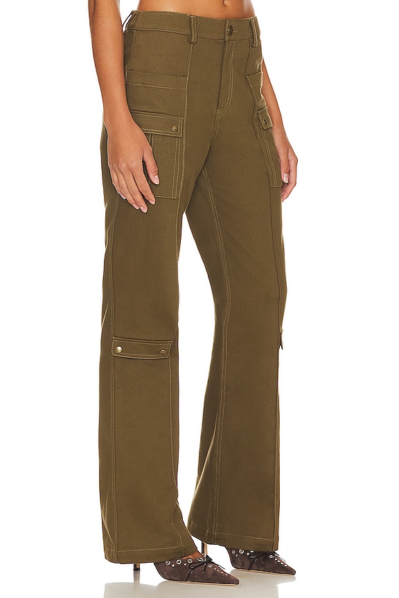 view 2 of 4 PANTALÓN HADLEY in Moss Green
