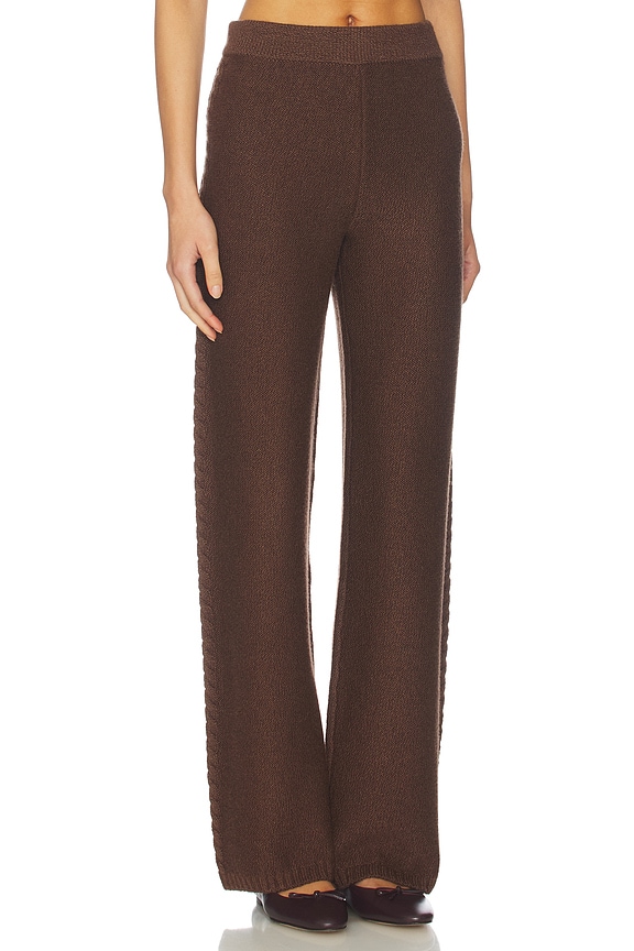 view 2 of 6 PANTALON MARCELLA in Chocolate Brown