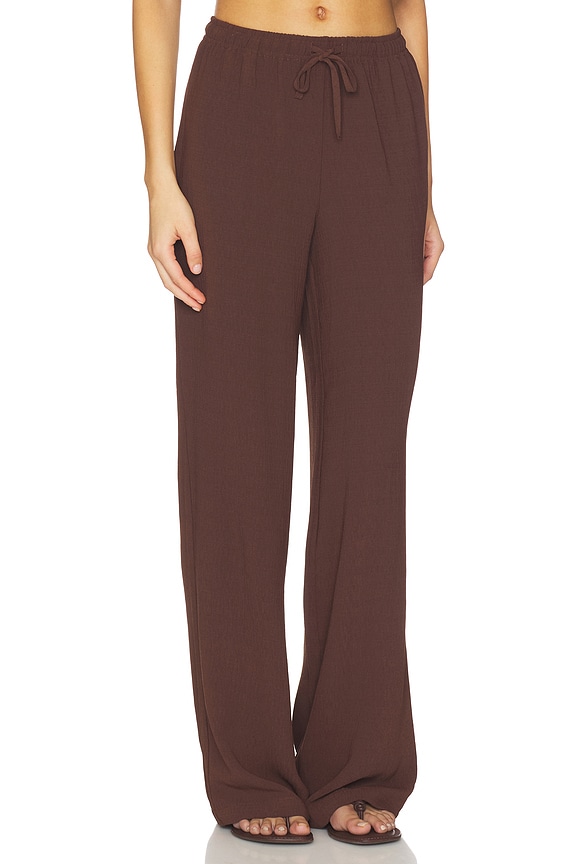 view 2 of 6 PANTALON PHEBY in Dark Brown