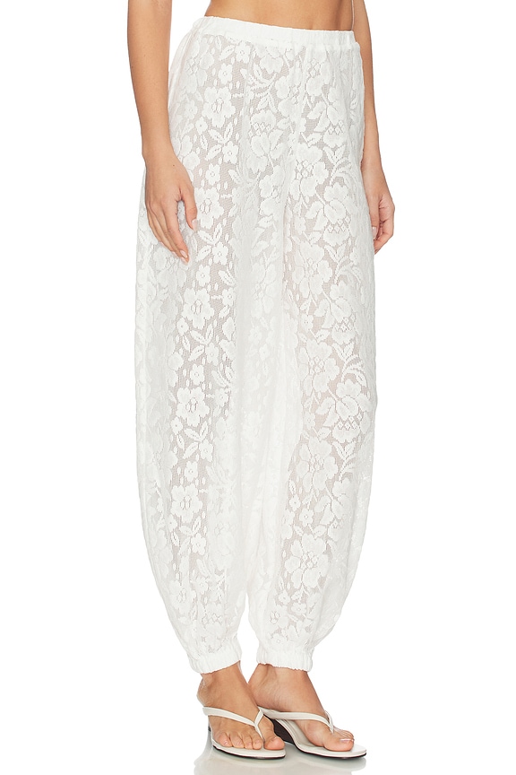 view 2 of 6 PANTALÓN DASHA in White