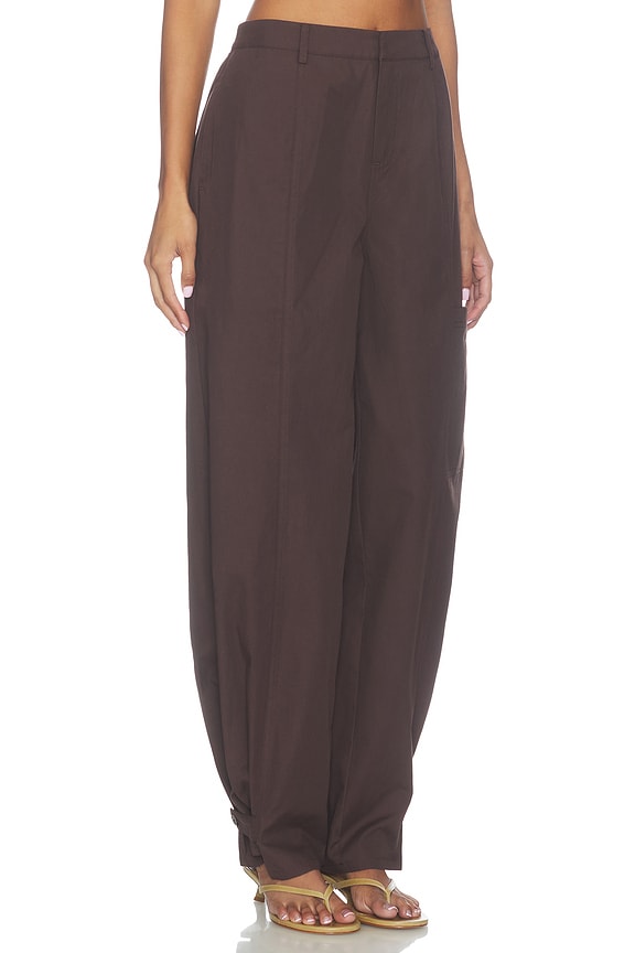 view 2 of 6 PANTALÓN EDA in Dark Brown