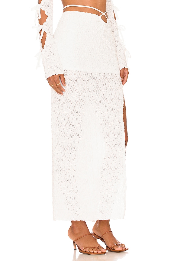 view 2 of 5 FALDA MIDI DIANNE in Ivory