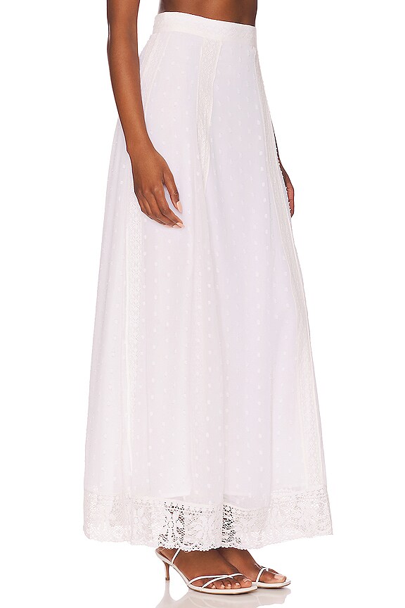 view 2 of 4 Penelope Maxi Skirt in White