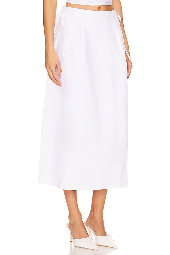 view 2 of 4 Jess Maxi Skirt in Bright White