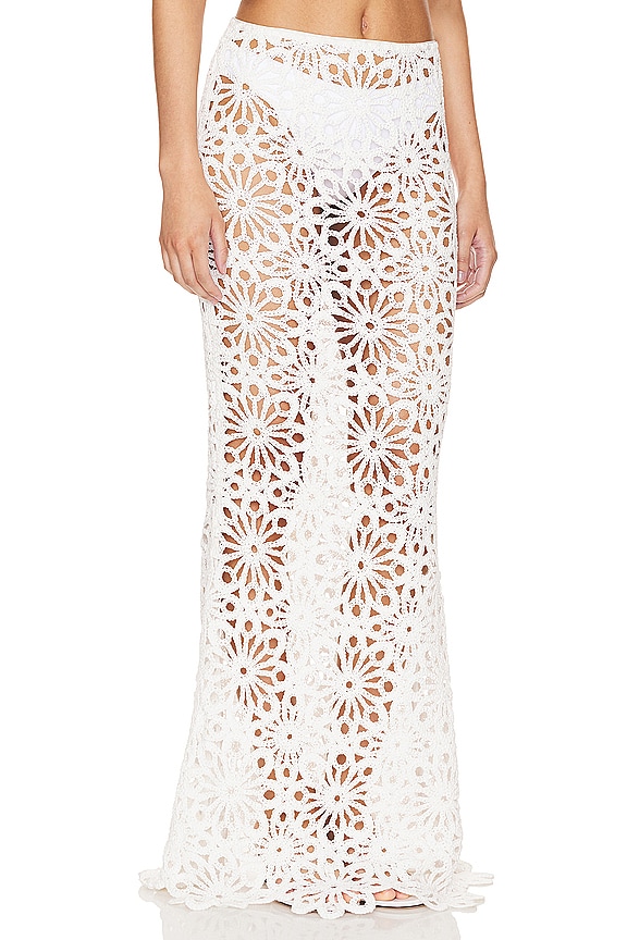 view 2 of 4 NIKKI MAXI スカート in Soft White