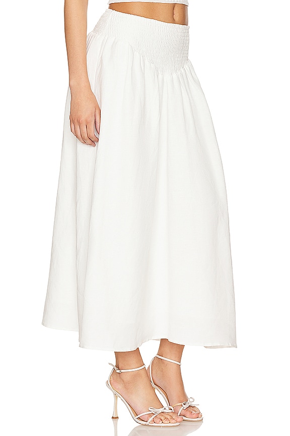 view 2 of 4 Asa Midi Skirt in Ivory