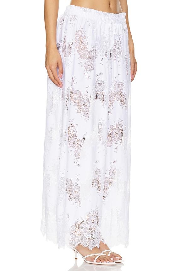 view 2 of 4 Dani Sheer Maxi Skirt in Ivory