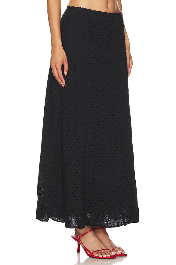 view 2 of 5 Lizzie Maxi Skirt in Black