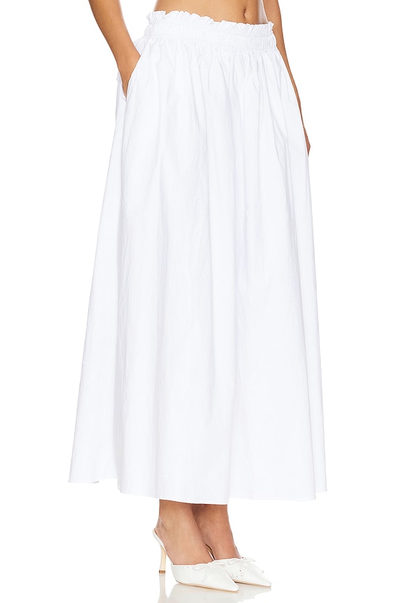 view 2 of 4 Donna Maxi Skirt in White