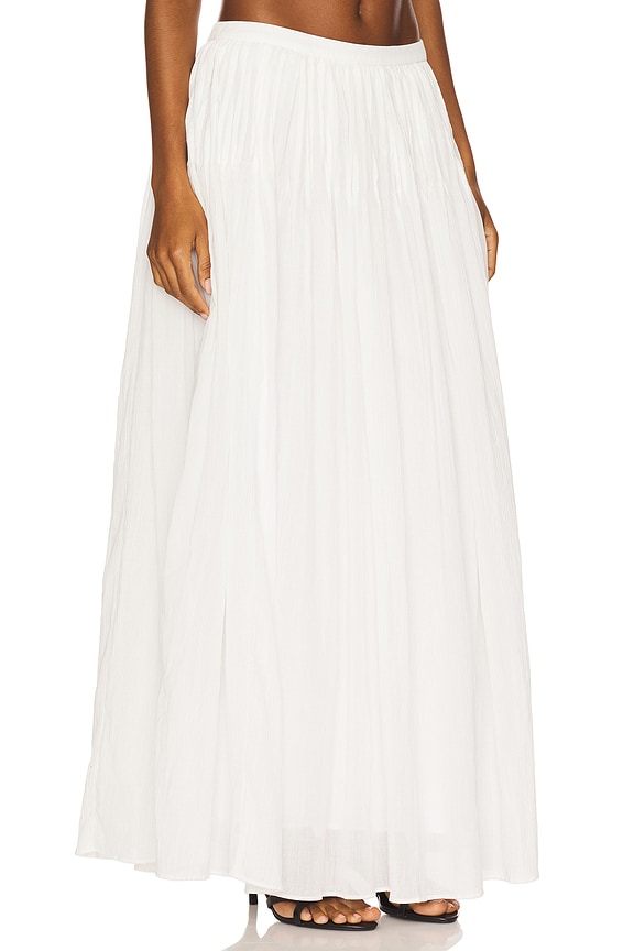 view 2 of 6 Noor Maxi Skirt in Ivory