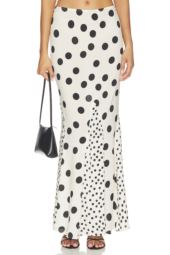 view 1 of 6 FALDA EKIN in Black & White Dot Mix