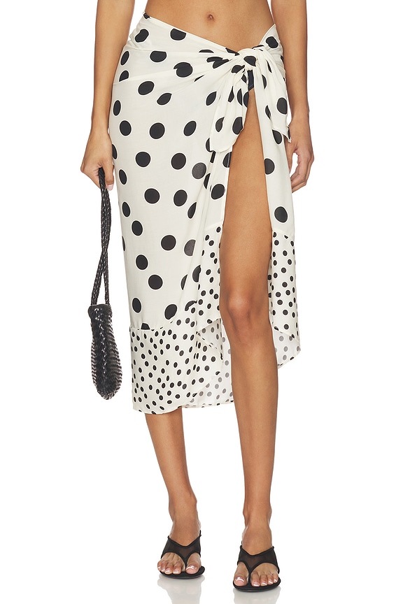 view 1 of 7 FALDA EKIN in Black & White Dot Mix