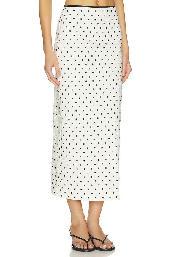 view 2 of 6 FALDA ELOWEN in Cream & Black Dot