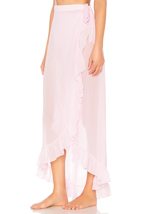 view 2 of 4 NALA 허리 매듭 맥시 스커트 in Lilac