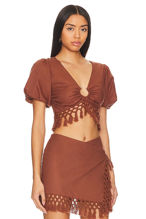 view 2 of 4 ТОП LEXI in Chocolate Brown