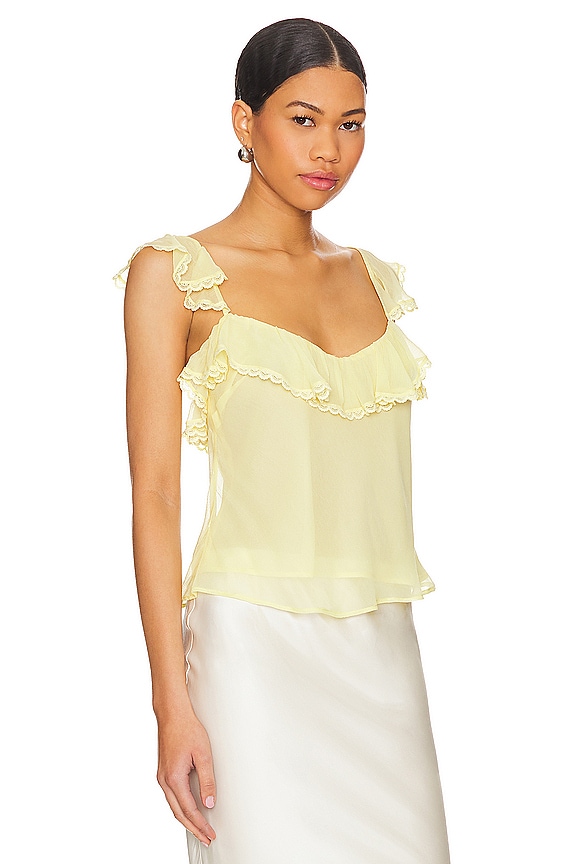 view 2 of 4 Taylor Top in Soft Yellow