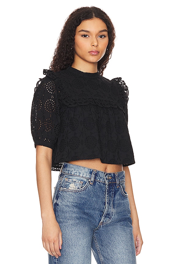 view 2 of 4 JEN 탑 in Black