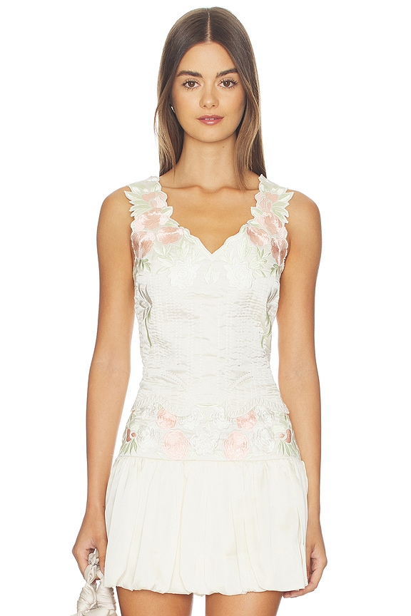 view 1 of 5 Lorraine Top in Ivory