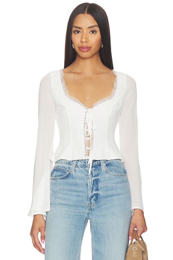 view 1 of 4 Mia Top in White