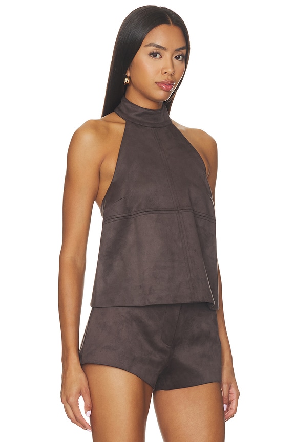 view 2 of 4 Collina Top in Dark Brown