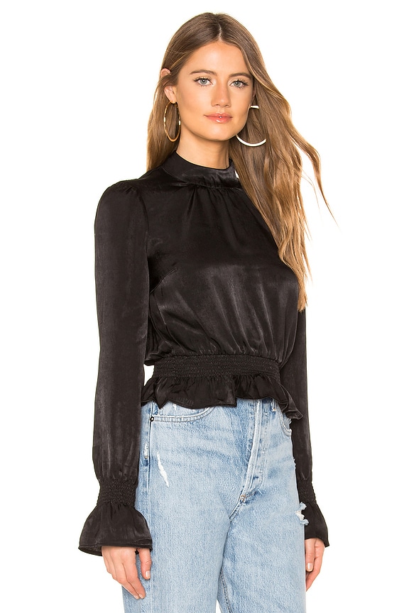 view 2 of 4 TOP MANCHES LONGUES I'M YOURS TOP in Black