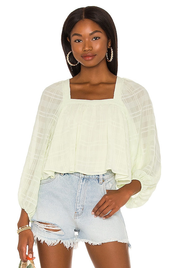 view 2 of 4 Thera Top in Mint Green