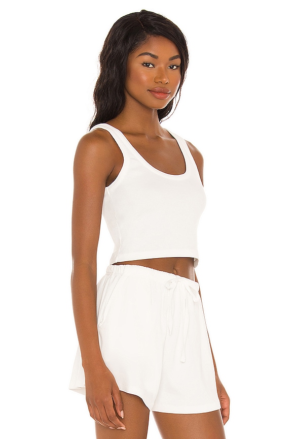 view 2 of 4 Green The Savannah Tank in White