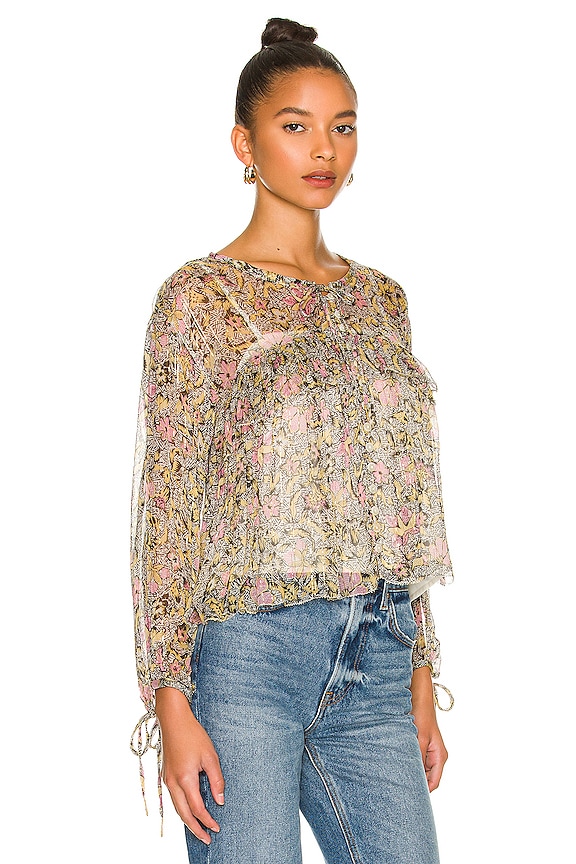 view 2 of 5 Elodie Top in Amri Batik Floral