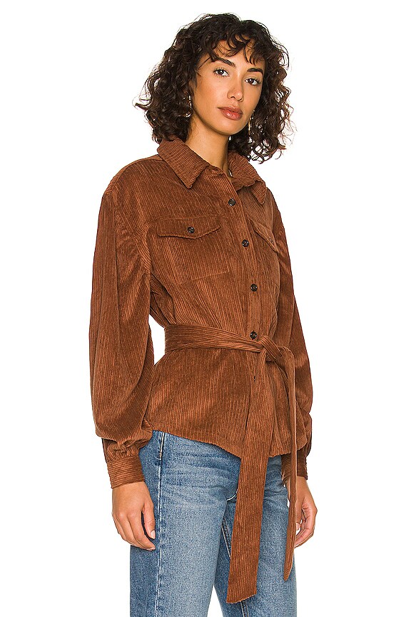 view 2 of 4 Sloane Top in Cappuccino Brown