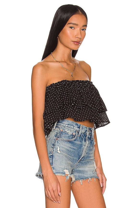 view 2 of 4 Tiffany Top in Black & White