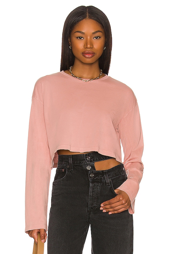 view 1 of 4 Green Loma Top in Blush Pink