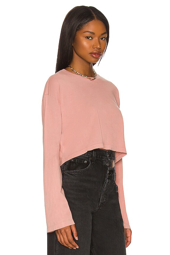 view 2 of 4 Green Loma Top in Blush Pink