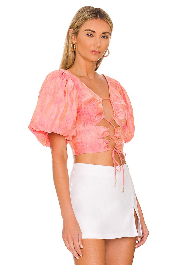 view 2 of 4 Chemisier Lucia in Coral