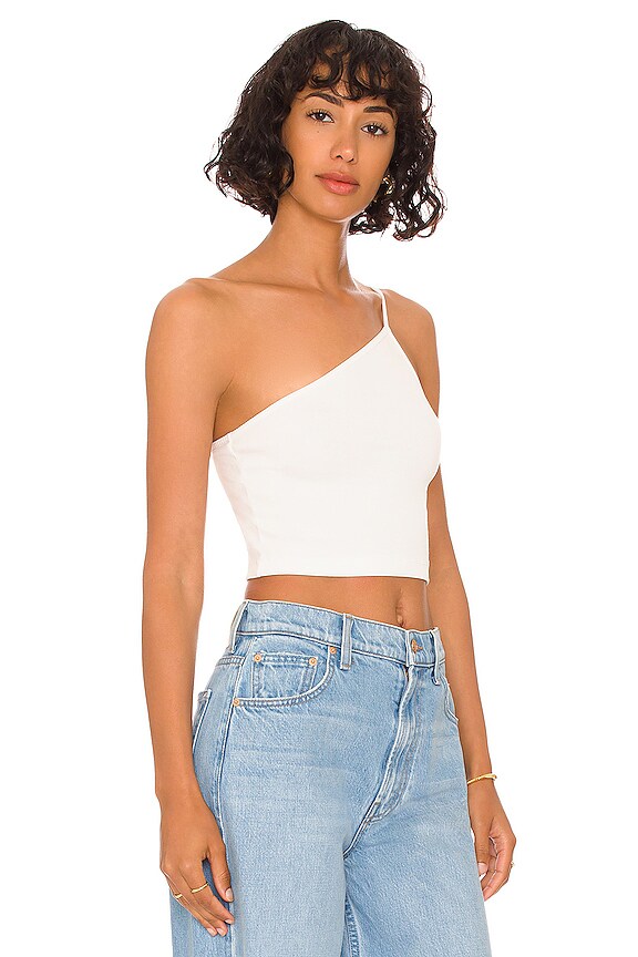 view 2 of 4 Green Morgan Tank Top in White