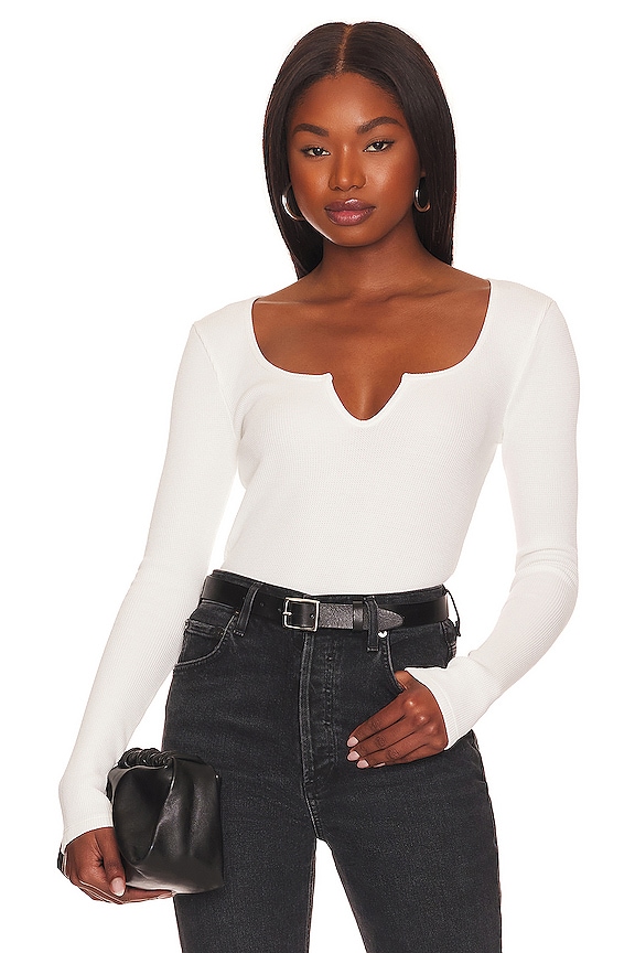 view 1 of 4 Green Sydney Top in White