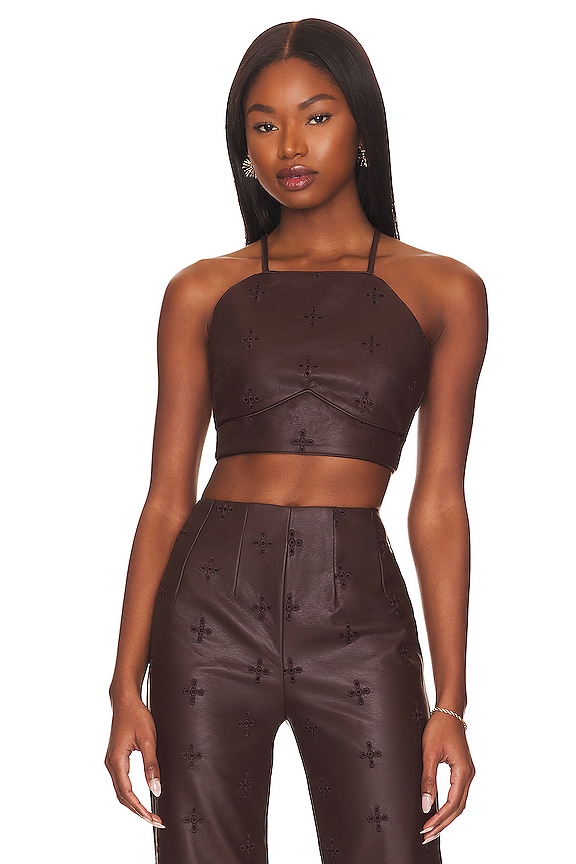 view 2 of 6 ТОП SARA in Chocolate Brown