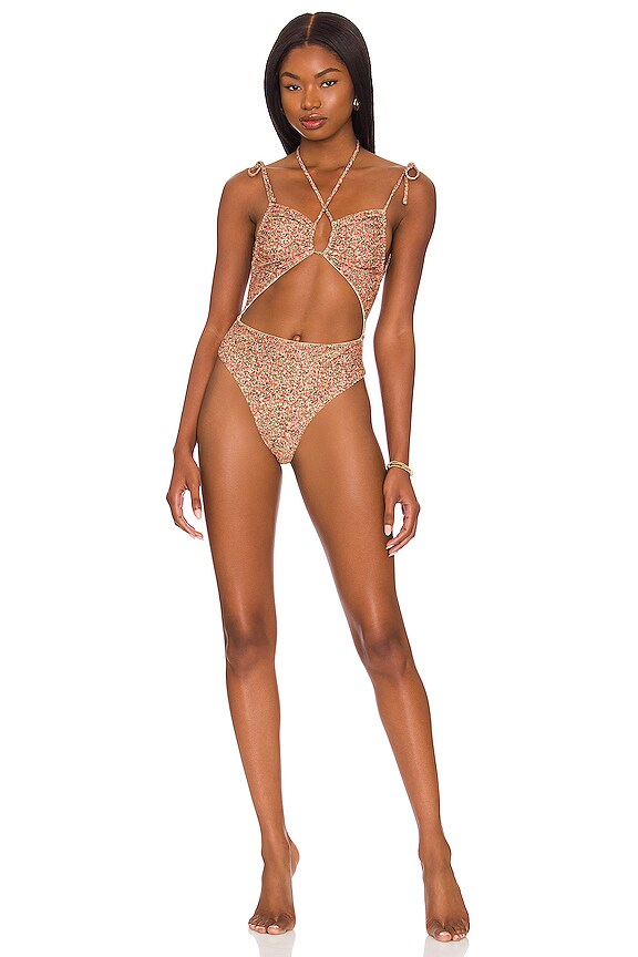 view 2 of 4 MAILLOT DE BAIN 1 PIÈCE SALMA in Citron