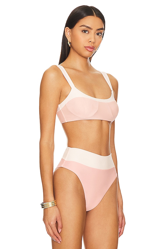 view 2 of 4 Zaynab Top in Coral & Blush