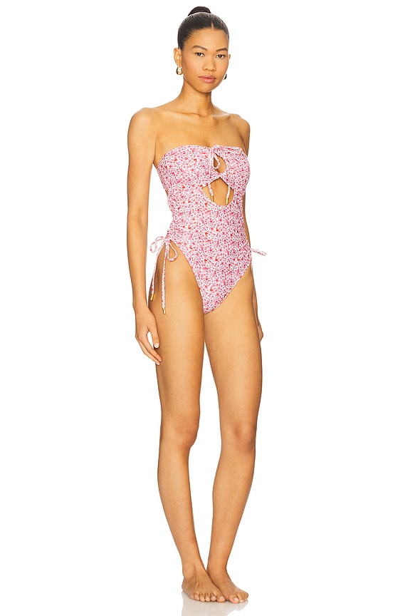 view 2 of 4 Dilara One Piece in Berry Ditsy Floral
