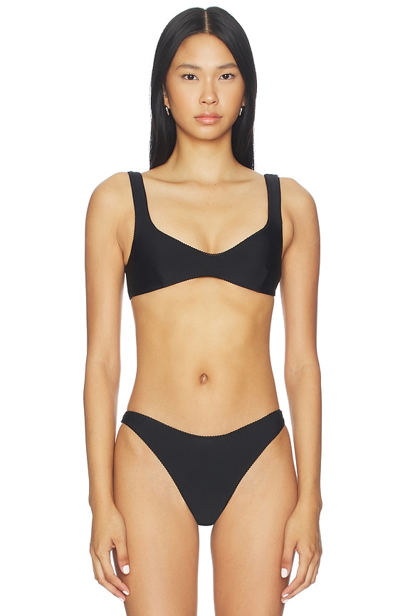 view 2 of 5 Naelle Top in Black & Polka Dot