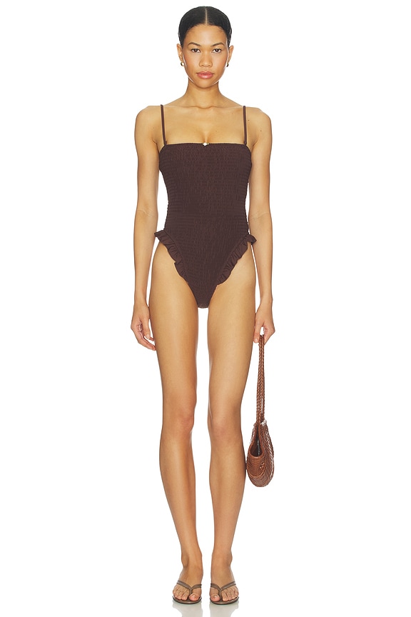 view 1 of 4 BAÑADOR MAE in Chocolate Brown