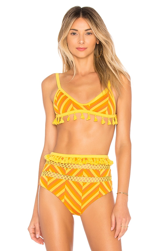 view 1 of 5 TOP BIKINI TRIANGULAR ELIAS in Yellow