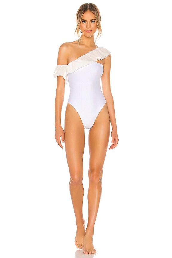 view 1 of 4 MAILLOT DE BAIN 1 PIÈCE KIMBER in White
