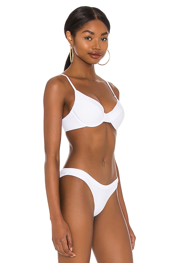 view 2 of 4 CEOLA 비키니 탑 in White