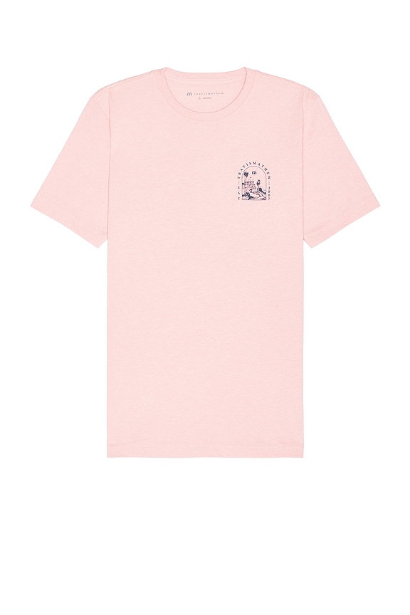 view 2 of 3 Uncharted Waters T-Shirt in Heather Blush