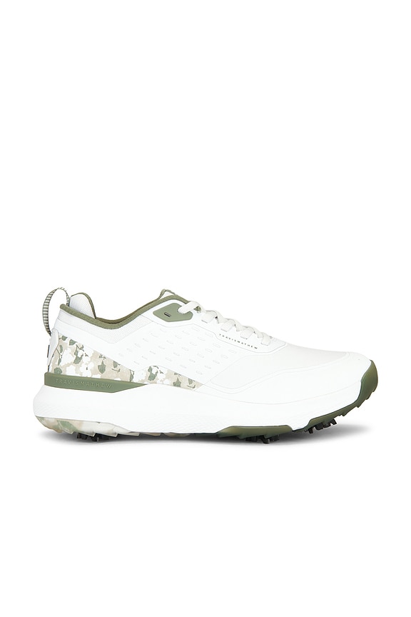 view 1 of 6 The Nuage Mega Golf Sneakers in White & Green