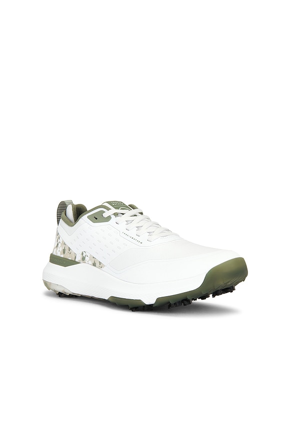 view 2 of 6 The Nuage Mega Golf Sneakers in White & Green